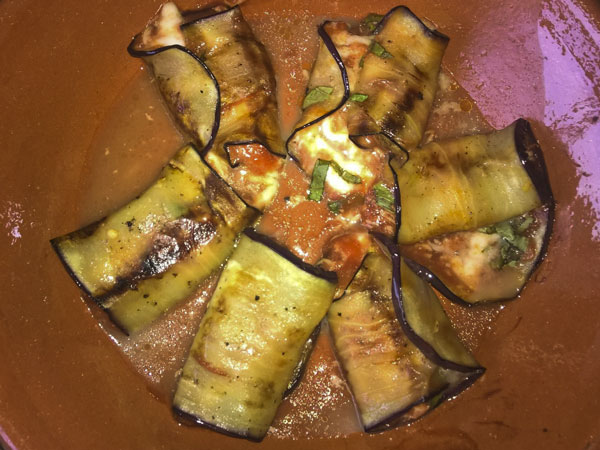 Eggplant rolls