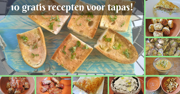 10 gratis recepten voor een gevarieerde tapas-tafel