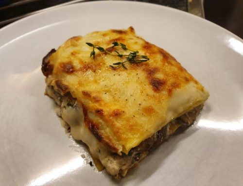 Paddenstoelentruffel lasagne