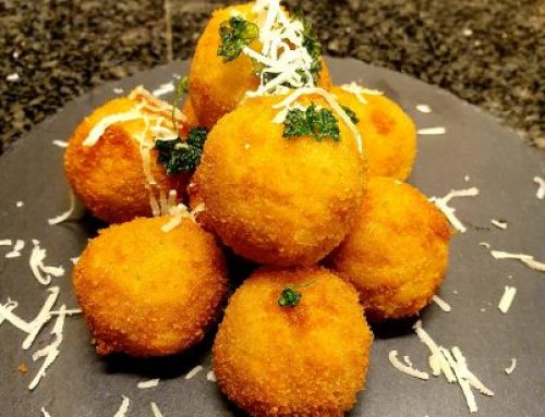 Arancini (risottoballetjes) met truffel