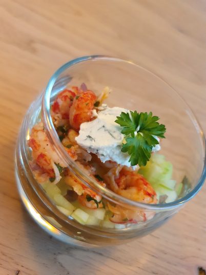 Rivierkreeftjes amuse